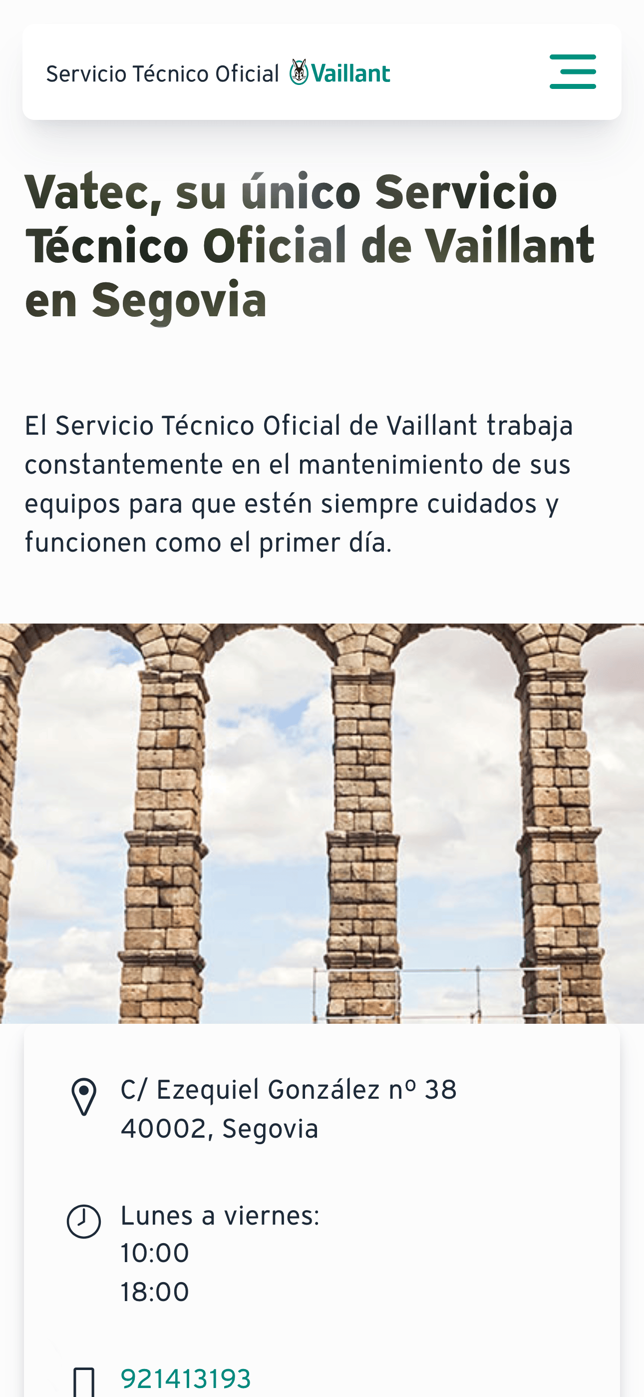 Contacto con un Servicio Técnico Oficial